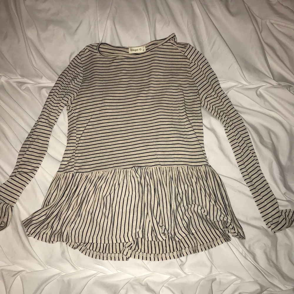 ‼️🚫SOLD🚫‼️Striped Long Sleeve Shirt